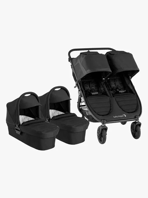 Baby Jogger City Mini GT2 Double Set inkl. Wannen – Jet