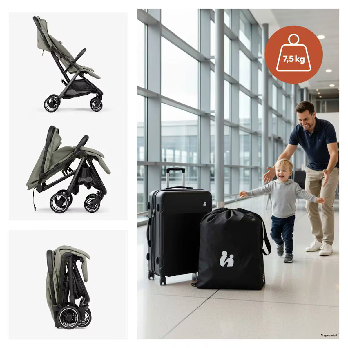 Buggy Fly N Care sage green