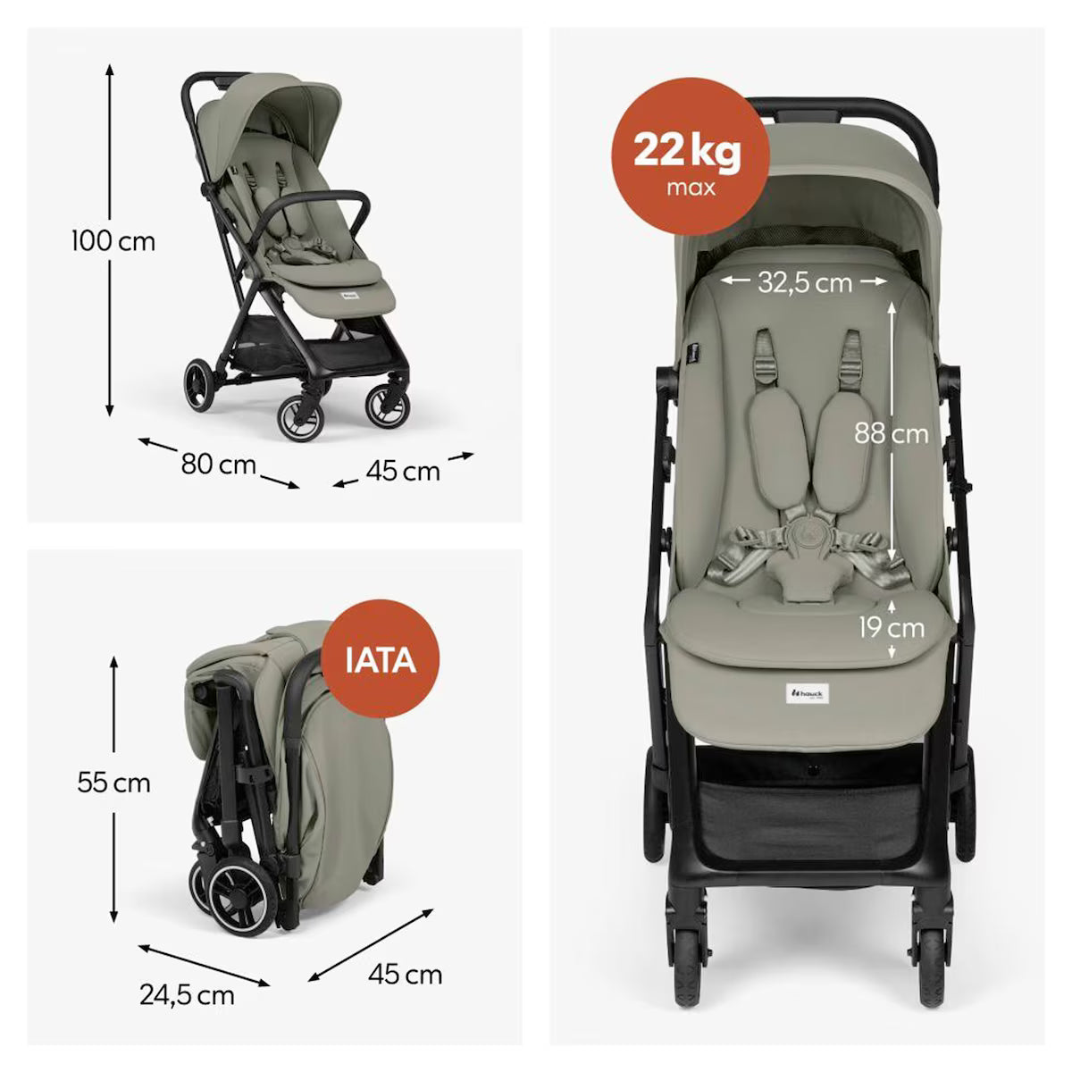 Buggy Fly N Care sage green