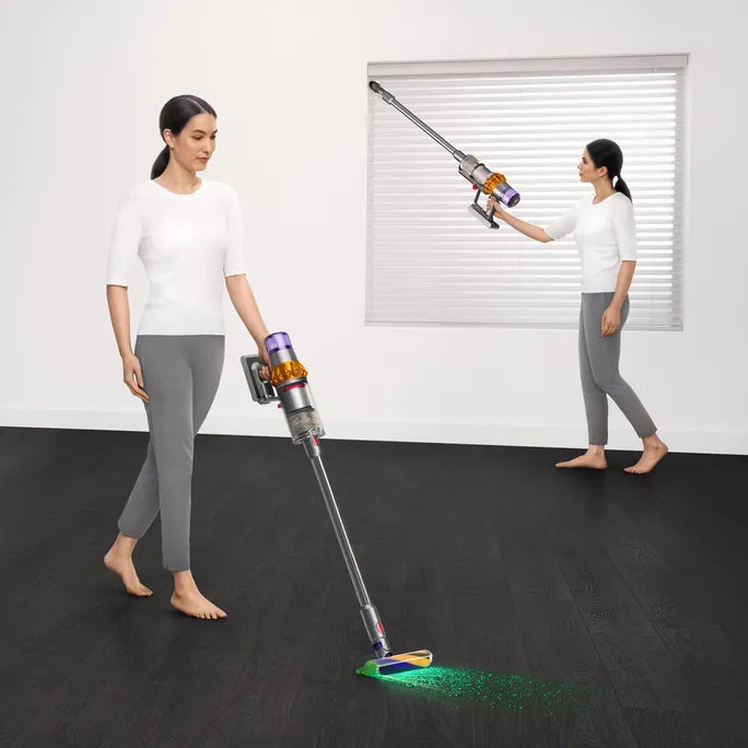 Dyson V15 Detect Absolute Nickel Satin Gelb Glanz Nickel