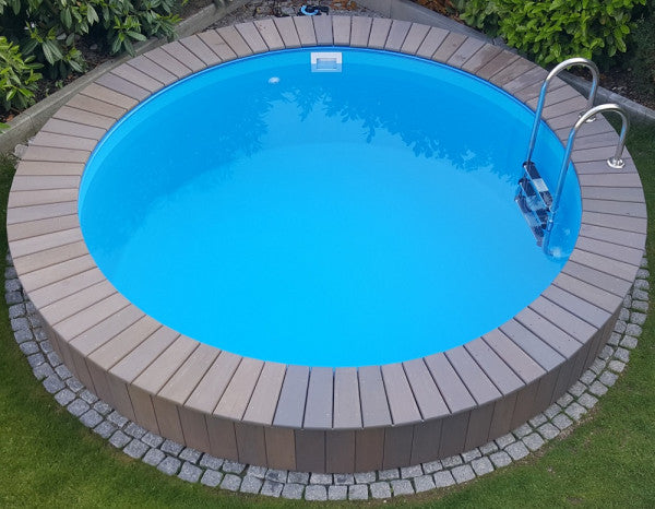 POOLSANA HQ Stahlwand-Rundpool Ø 4,50 x 1,35 m