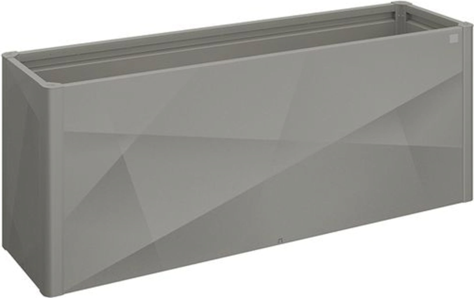 HochBeet 2 x 0,5 X-Design, dunkelgrau-metallic