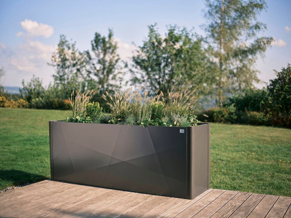HochBeet 2 x 0,5 X-Design, dunkelgrau-metallic