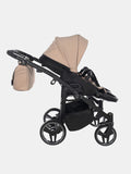Junama Duo V3 Zwillingskinderwagen Set 4in1 – Beige