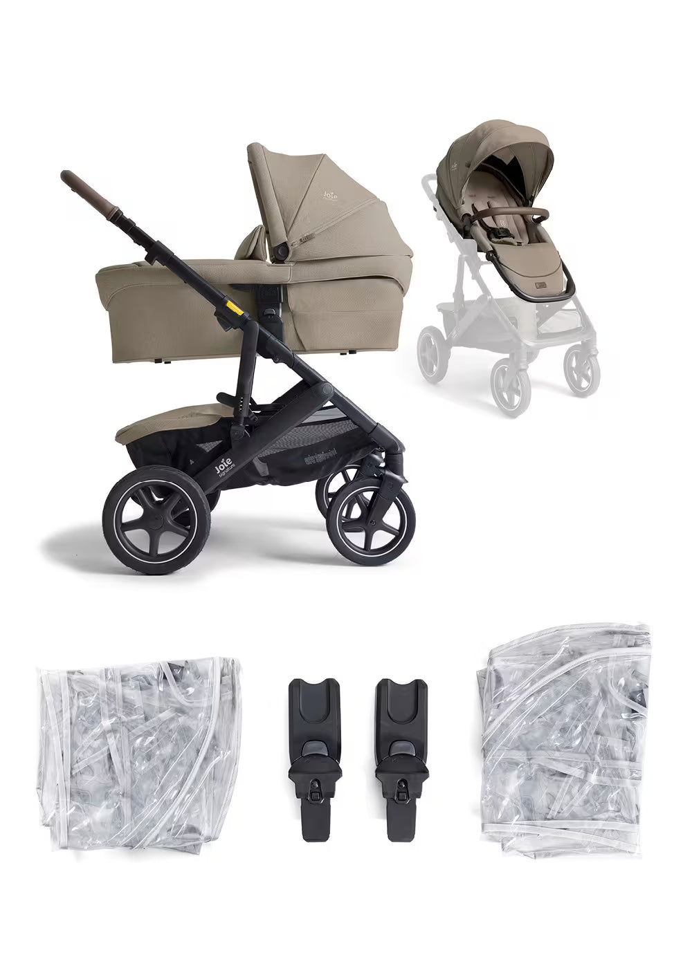 Joie Vinca Kinderwagen Set 4in1 – inkl. i-Level Pro & Base