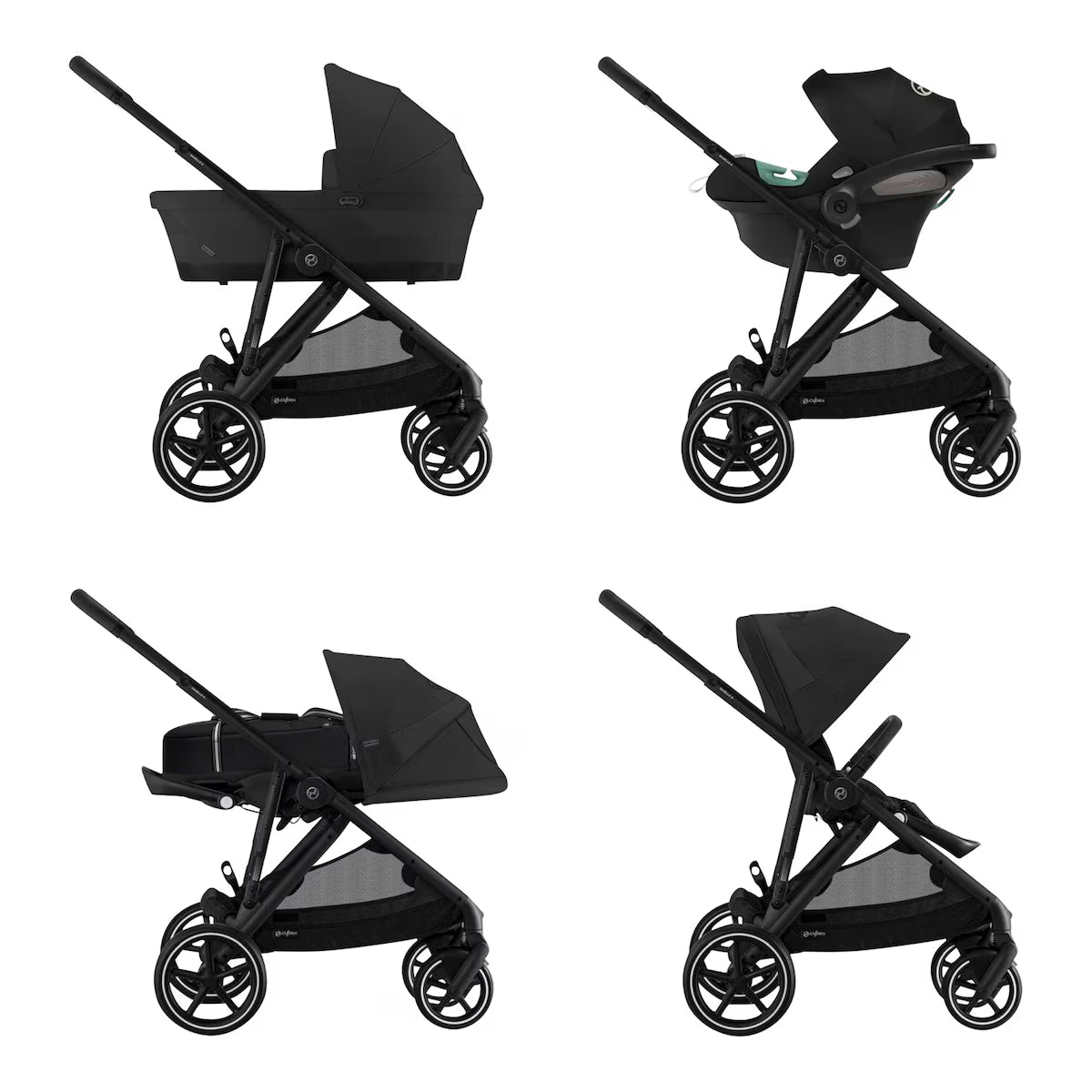 Kinderwagen Gazelle S black  moon black