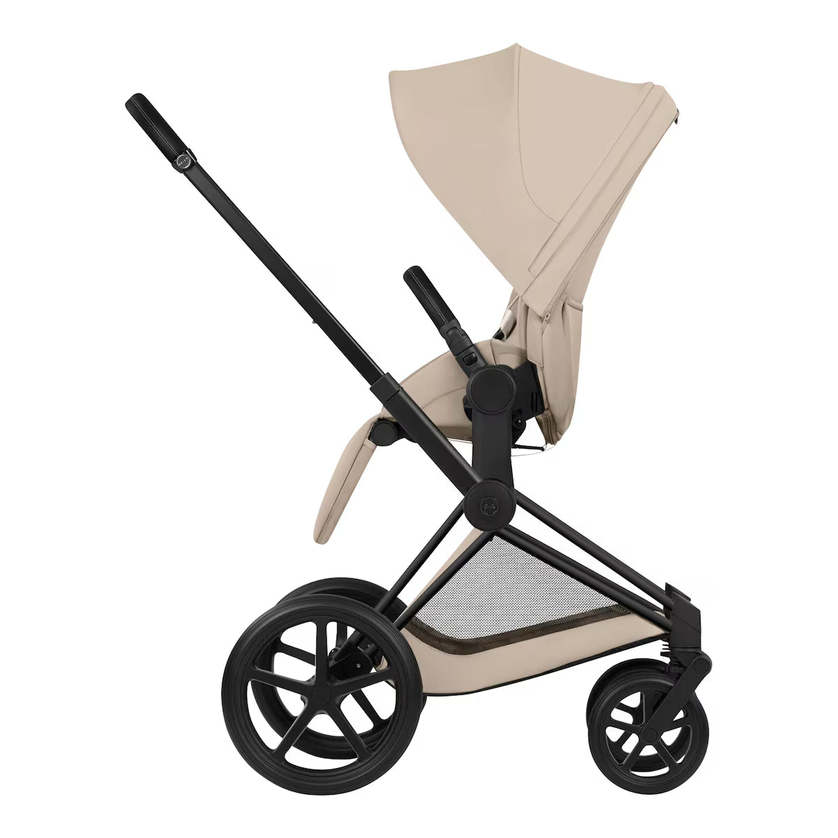 Kombikinderwagen PRIAM Comfort matt black  cozy beige