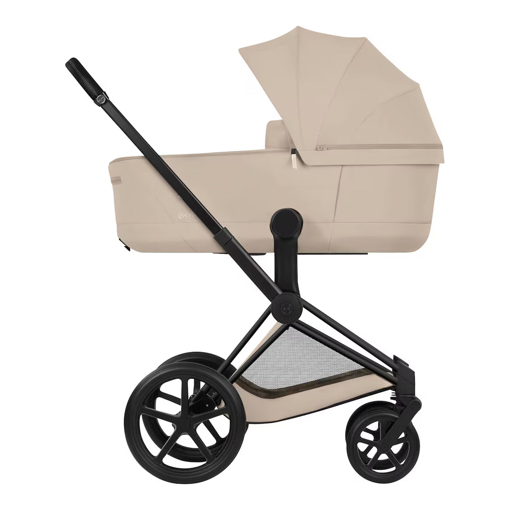Kombikinderwagen PRIAM Comfort matt black  cozy beige