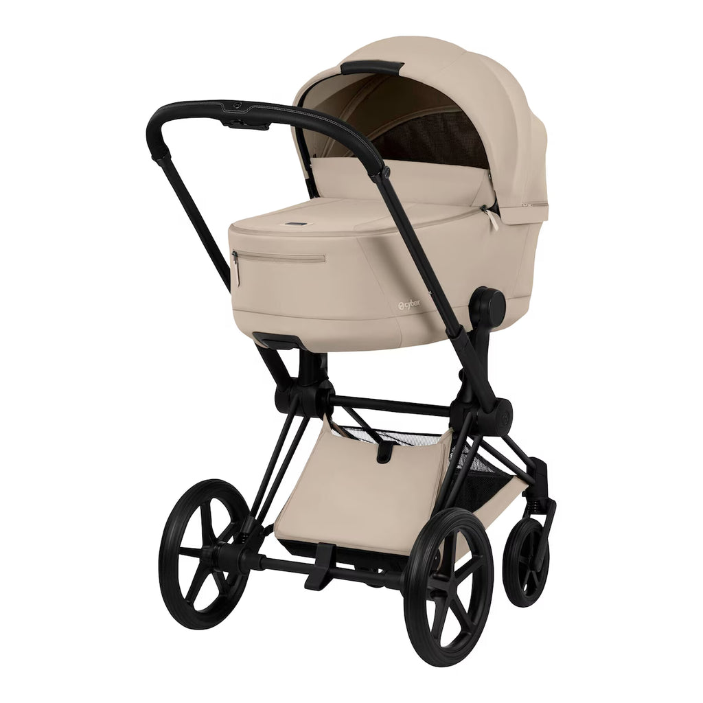 Kombikinderwagen PRIAM Comfort matt black  cozy beige