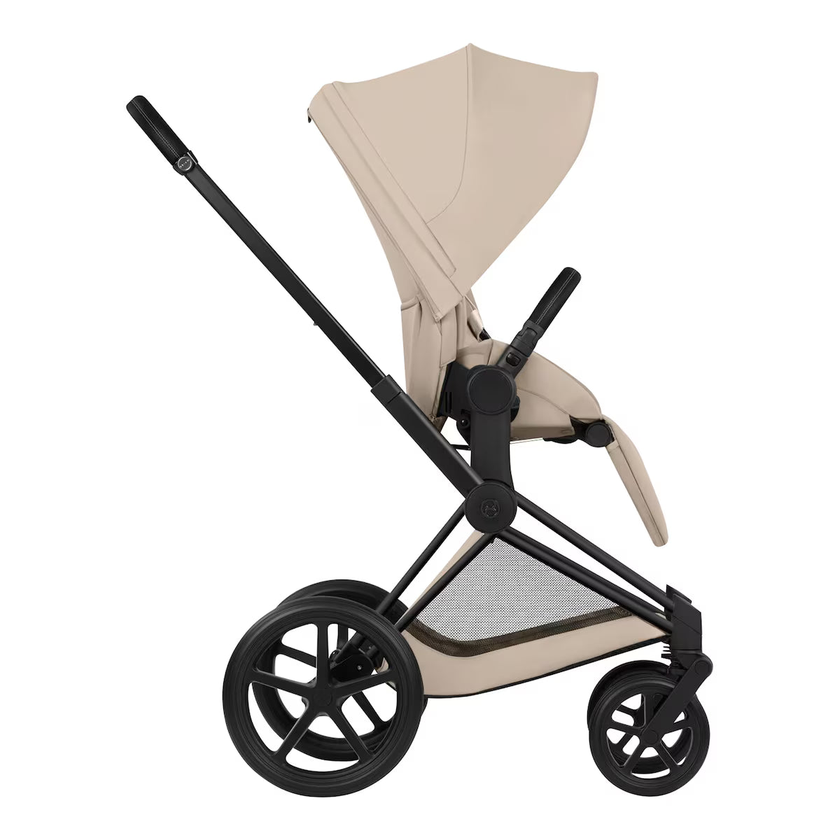 Kombikinderwagen PRIAM Comfort matt black  cozy beige