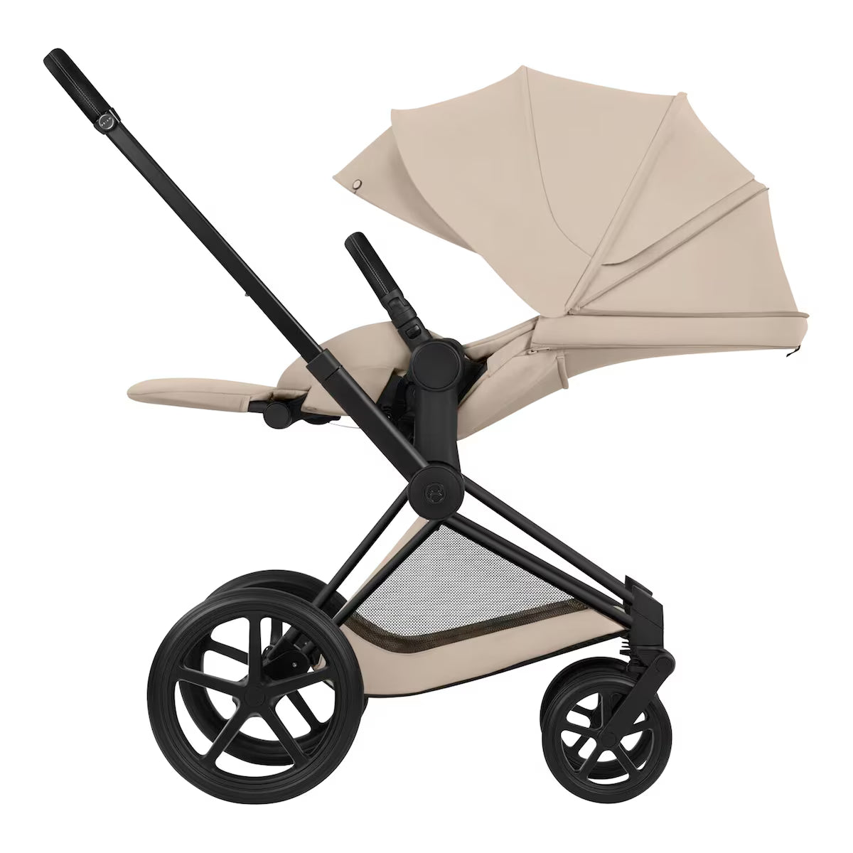 Kombikinderwagen PRIAM Comfort matt black  cozy beige