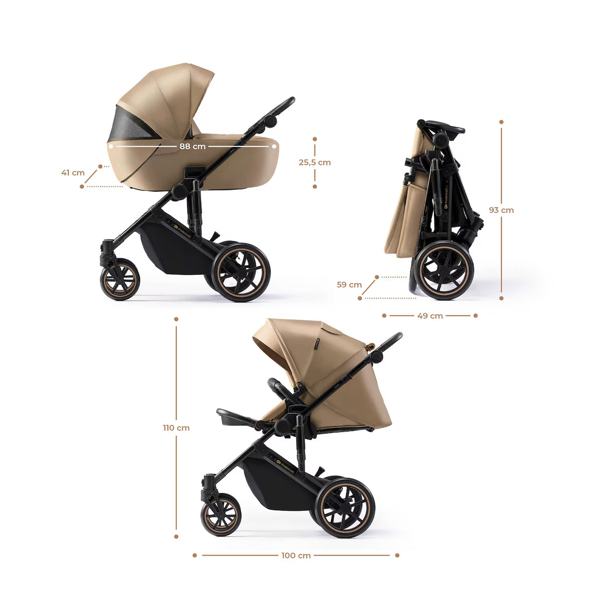 Kombikinderwagen PRIME 2 2in1 sand beige