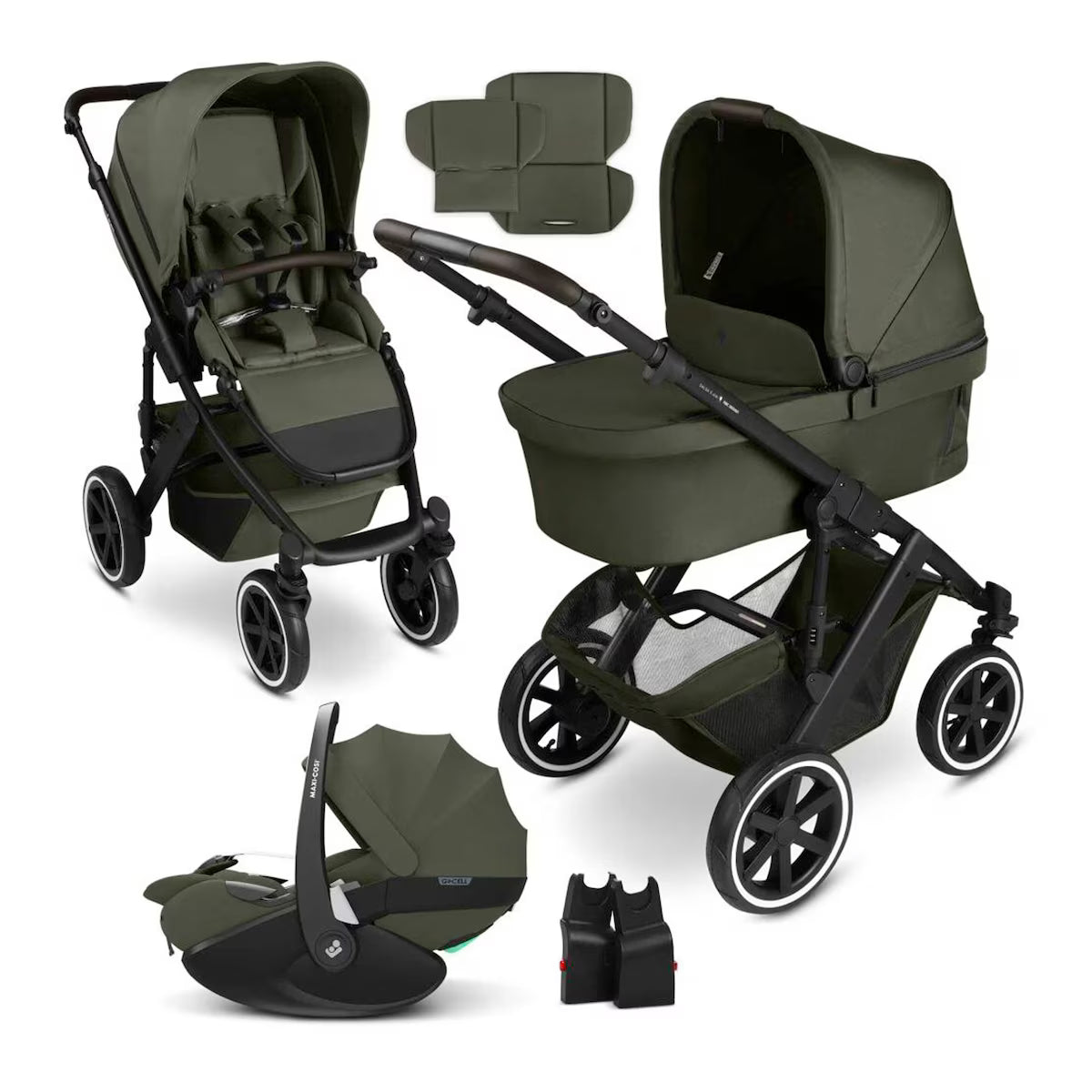 ABC Design Salsa 5 Air 3in1 Travel-Set – Avocado