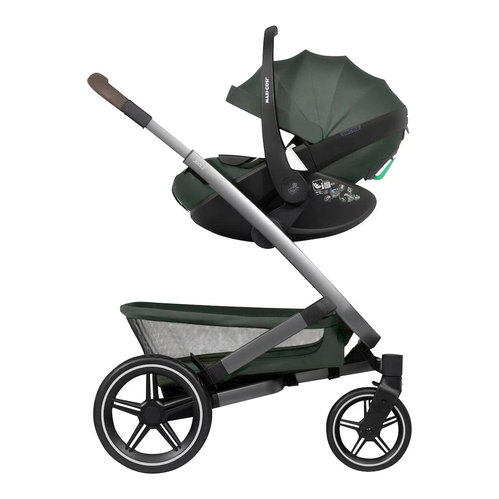 Kombikinderwagen Trio-Set inkl. Babyschale Pebble 360 Pro 2 forest green