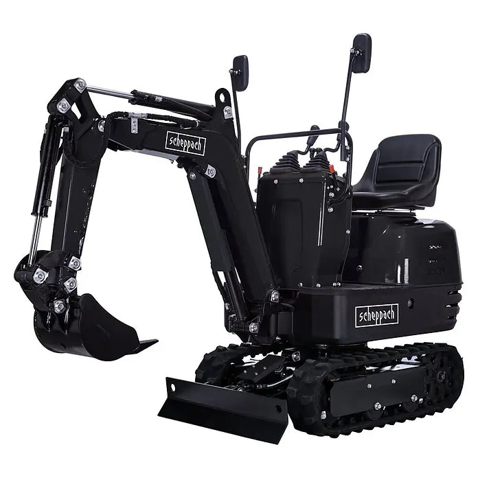 Scheppach Minibagger MIB800-BE Black Edition